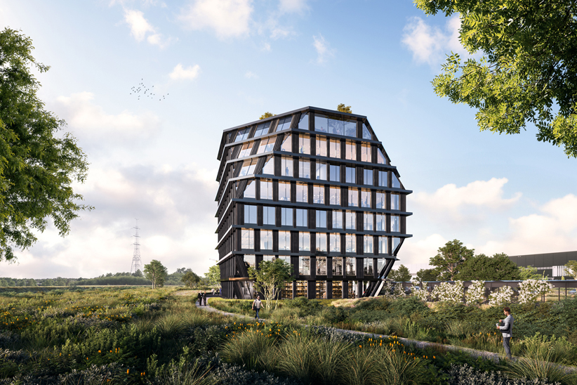  Poortgebouw Logistieke Campus Limburg, ontwerp Binst Architects