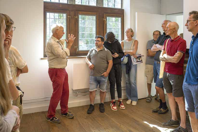 Sfeerbeeld tijdens de opening van het vernieuwde begijnhof in Hasselt op 25 augustus 2025