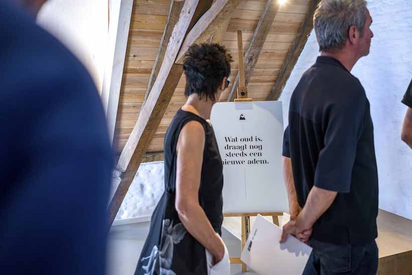 Sfeerbeeld tijdens de opening van het vernieuwde begijnhof in Hasselt op 25 augustus 2025